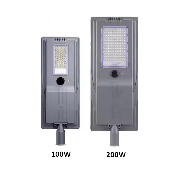 100W 200W all in one integrated solar street light from China factory-SSL0806 series