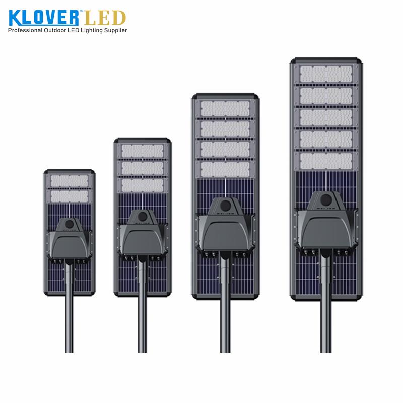 Klover new IP65 outdoor 30w 40w 50w 60w 80w high lumen all in one solar street light