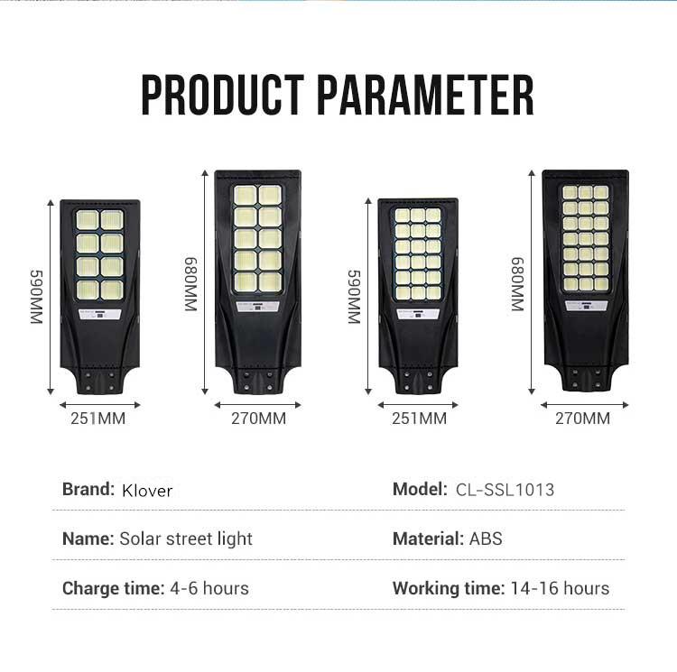 ABS solar street light