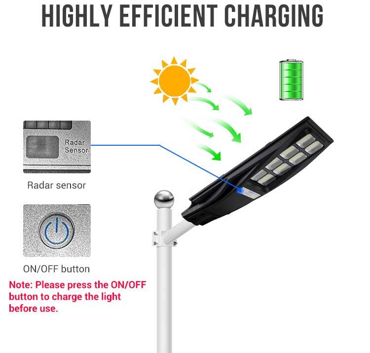 new ABS housing solar street light