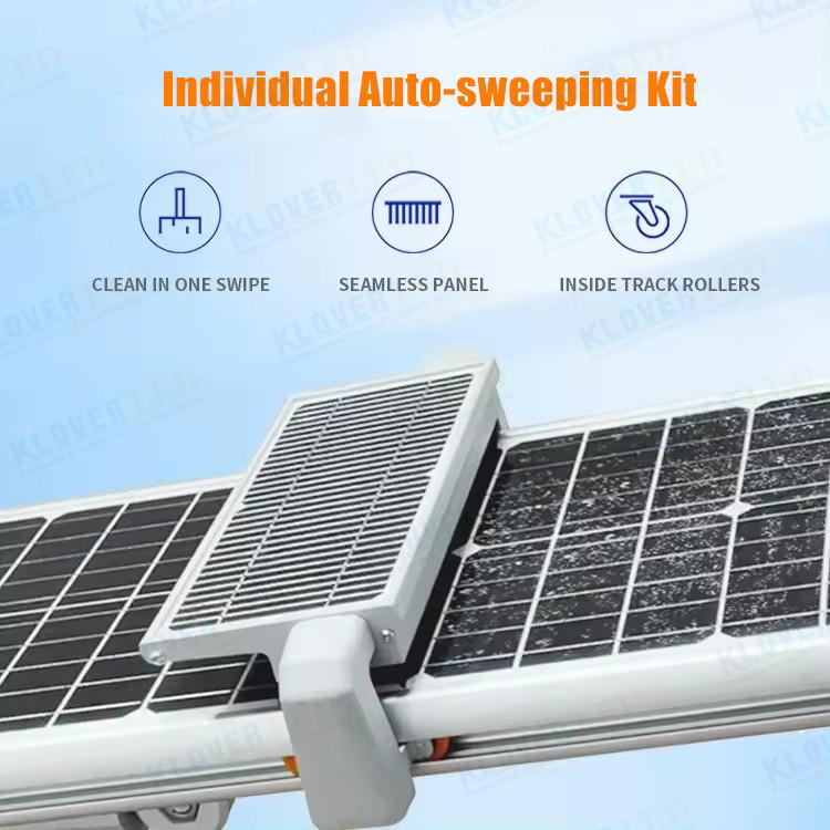 auto cleaning/sweeping kit for for auto sweeping solar street light