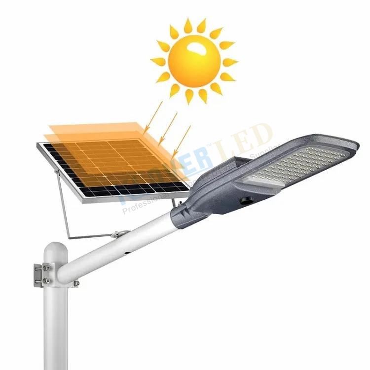 hot sale high lumen 100W 200w 300W 400W all in two solar street light (5)