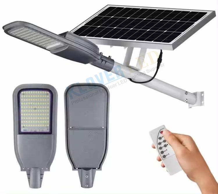 all in two solar street light with high lumen and remote controller