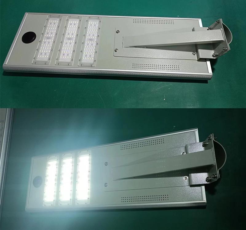 all in one solar street light under production